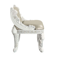 BD00674 Antique White Finish Vanity Desk Vanaheim Collection by Acme Furniture