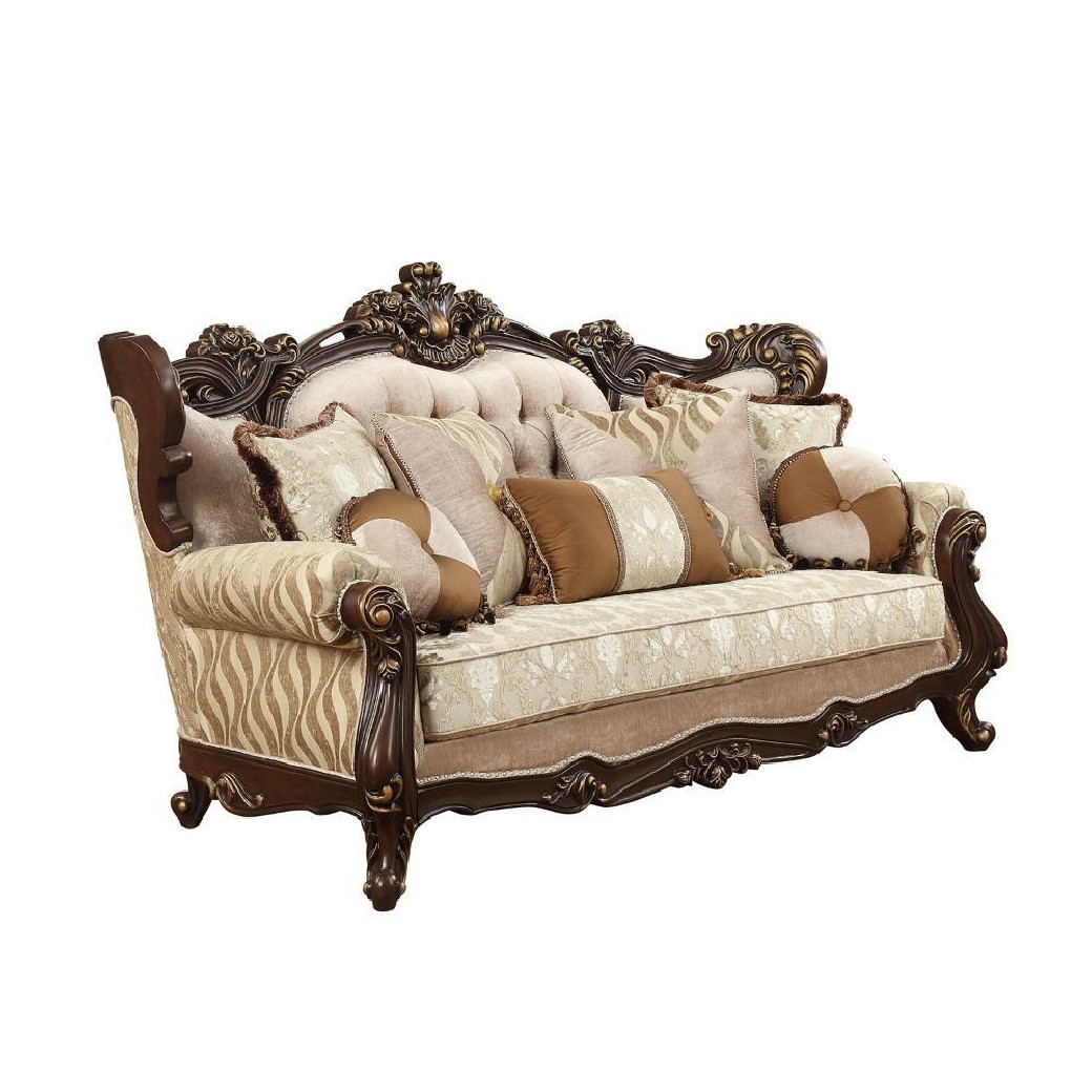 51050 Fabric / Walnut Finish Living Room Shalisa Collection by Acme Furniture