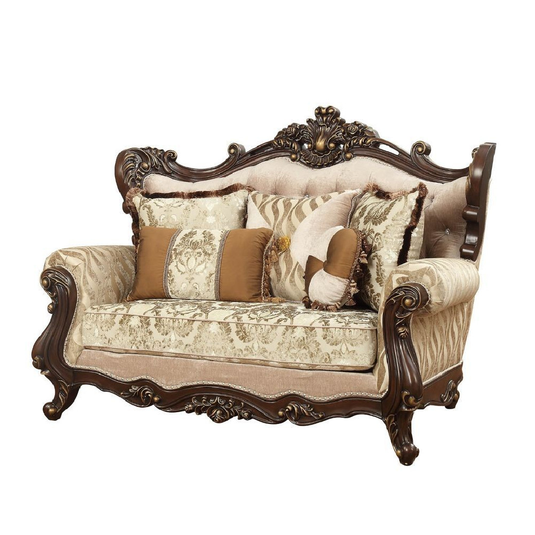 51050 Fabric / Walnut Finish Living Room Shalisa Collection by Acme Furniture