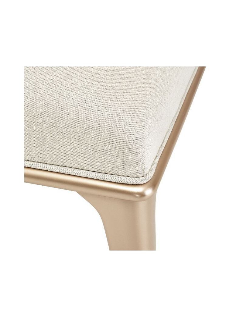 Bed Bench Medium Champagne Finish La Rachelle Collection By Michael Amini