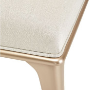 Bed Bench Medium Champagne Finish La Rachelle Collection By Michael Amini
