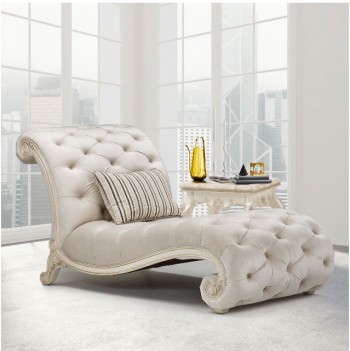 Chaise Ivory Classic Pear...