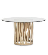 5 PC 54" Round Dining Table La Rachelle Collection By Michael Amini.9034001RND-136