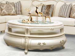 4Pc Sectional Chamberi Classic Pearl Collection by Michael Amini