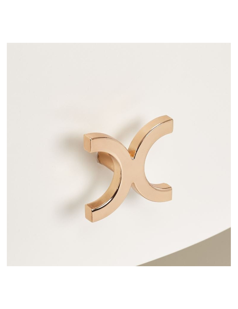 Round End Table W/ Marble Top  Champagne La Rachelle Collection By Michael Amini