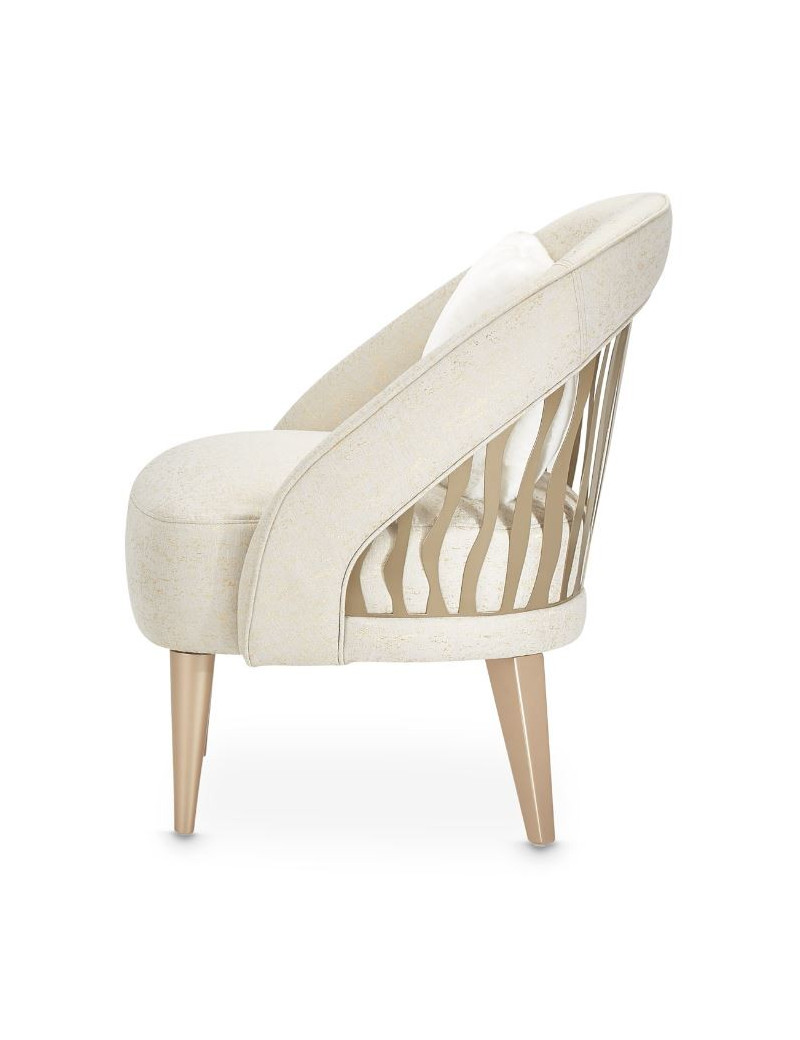 La Rachelle Flame Chair Gold Rush Md Champagne By Michael.9034834-GDRSH-136