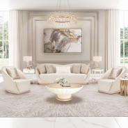 La Rachelle Sofa ICICLE Md Champagne By Michael Amini.9034815-ICICL-136