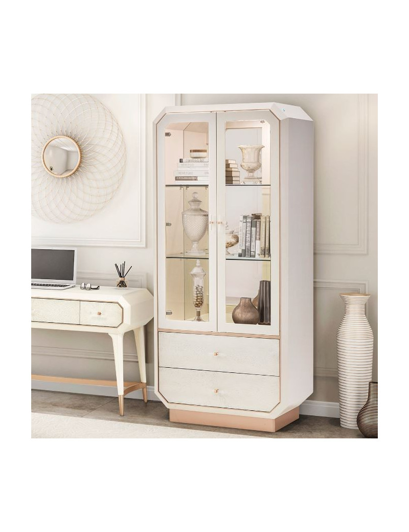 Display Cabinet Medium Champagne La Rachelle Collection By Michael Amini.9034209-136