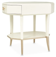 Octagonal End Table W/Drawer La Rachelle Collection By Michael Amini.9034202-136