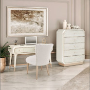 Vanity Desk Medium Champagne La Rachelle Collection By Michael Amini.9034058-136