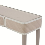 Console Table Silver Mist Lanterna Collection By Michael Amini