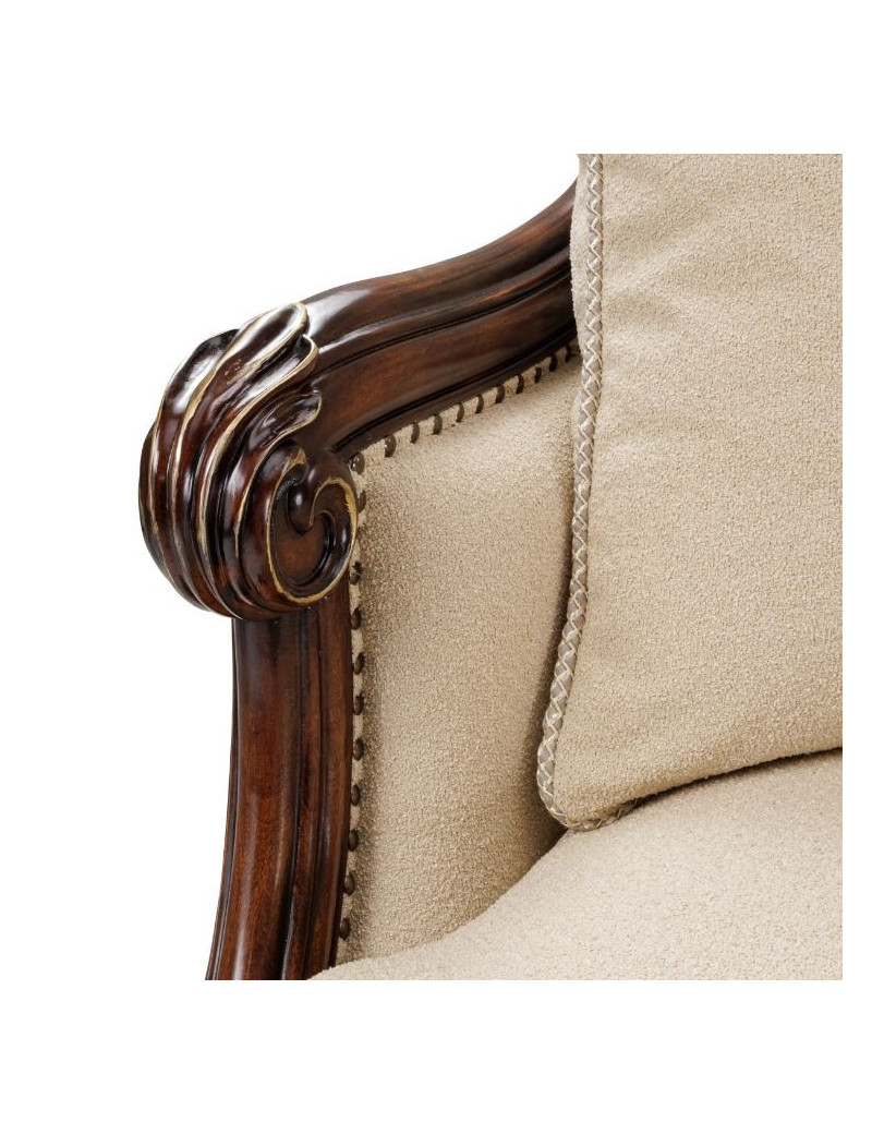 4 Pc Sectional Set Warm Cognac Chamberie Collection By Michael Amini.9059800-TOAST4SE-413