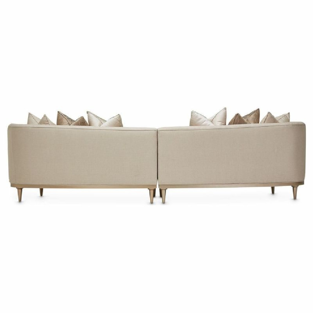 Malibu Crest 2 Pc Sectional by Michael Amini