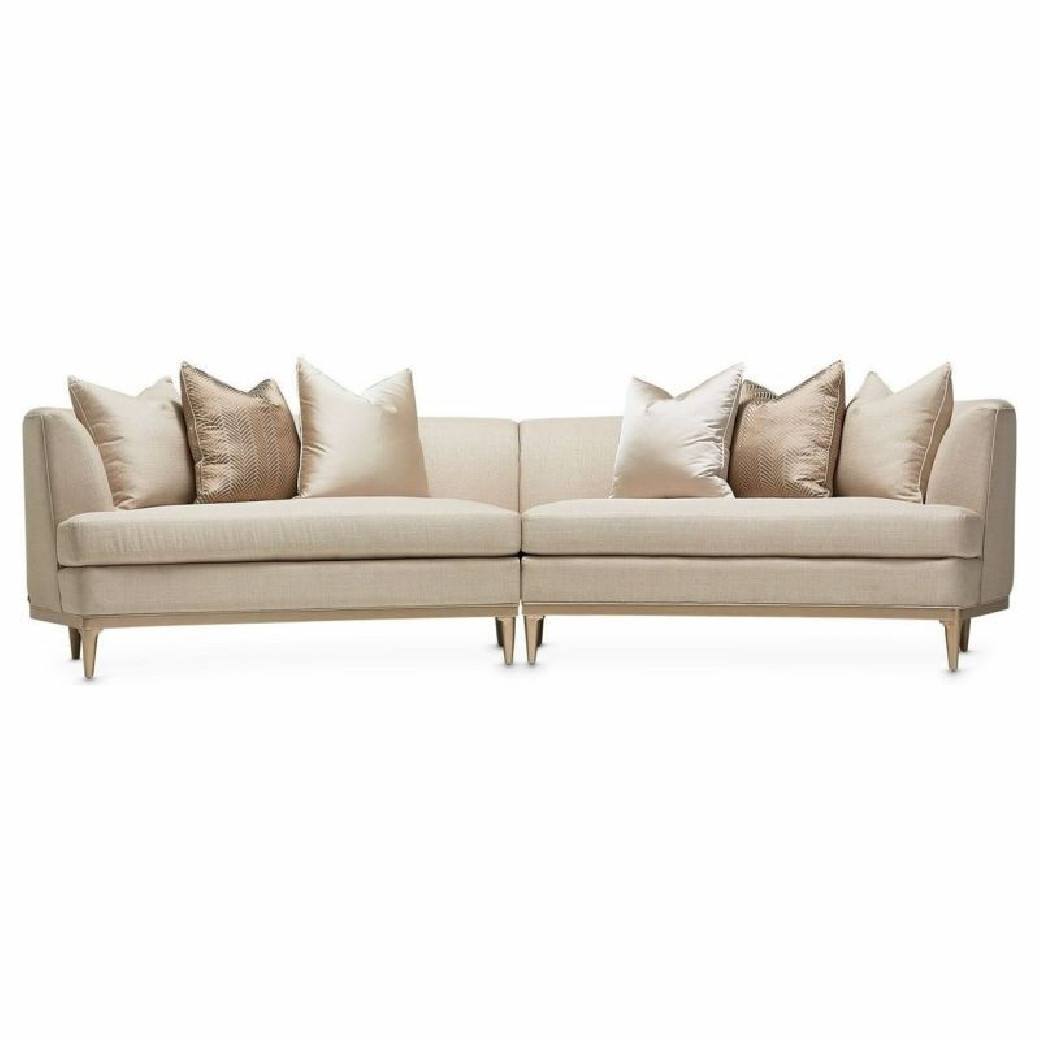 Malibu Crest 2 Pc Sectional by Michael Amini