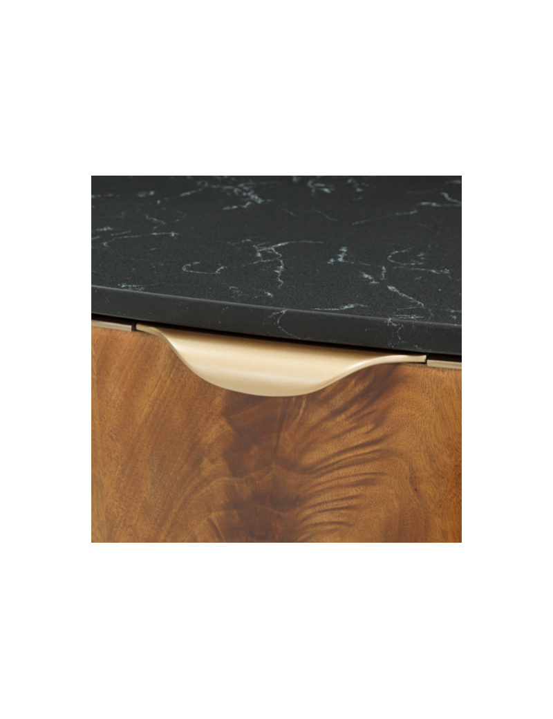 Storage Console Malibu Crest Crotch Mahogany Collection By Michael Amini.9007050-411
