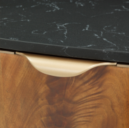 Storage Console Malibu Crest Crotch Mahogany Collection By Michael Amini.9007050-411