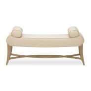 Bench Malibu Crest Crotch Mahogany Collection By Michael Amini