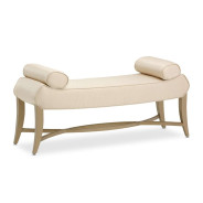 Bench Malibu Crest Crotch Mahogany Collection By Michael Amini