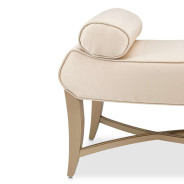 Bench Malibu Crest Crotch Mahogany Collection By Michael Amini