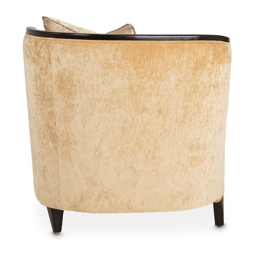Chaise Malibu Crest Crotch Mahogany Collection By Michael Amini