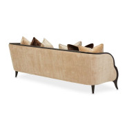 Sofa Malibu Crest Crotch Mahogany Collection By Michael Amini