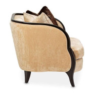 Chair & A Half Malibu Crest Crotch Mahogany Collection By Michael Amini