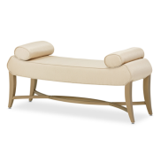 Scalloped Poster Bed (4 Pc) Malibu Crest Crotch Magohany Collection By Michael Amini