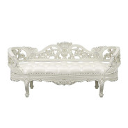 BD01253 Antique White Finish Bench Adara Collection By Acme Furniture