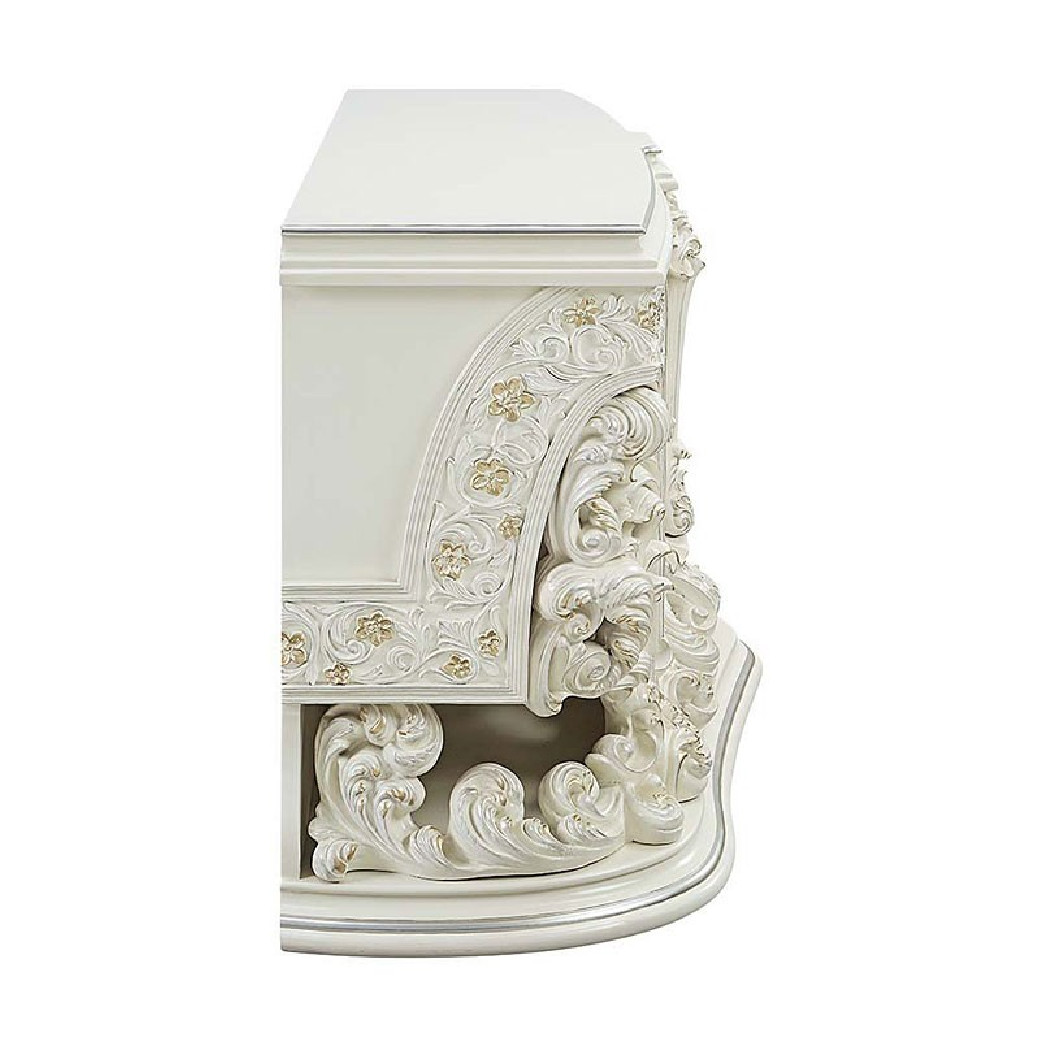 DN01233 Antique White Finish Server Adara Collection By Acme Furniture