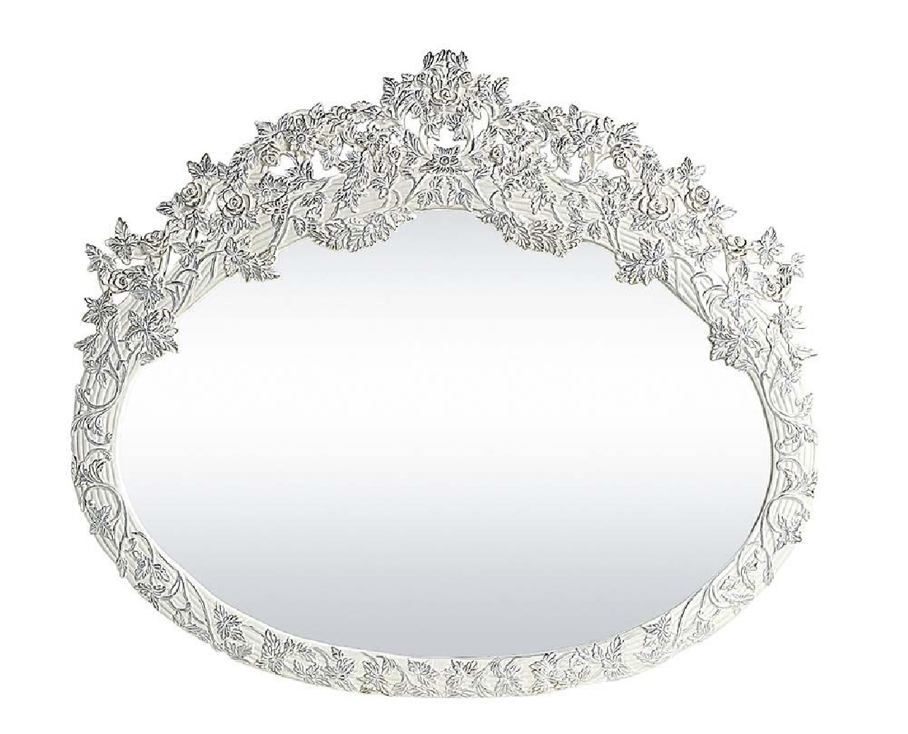 BD00673 Antique White Finish Mirror Vanaheim Collection By Acme Furniture