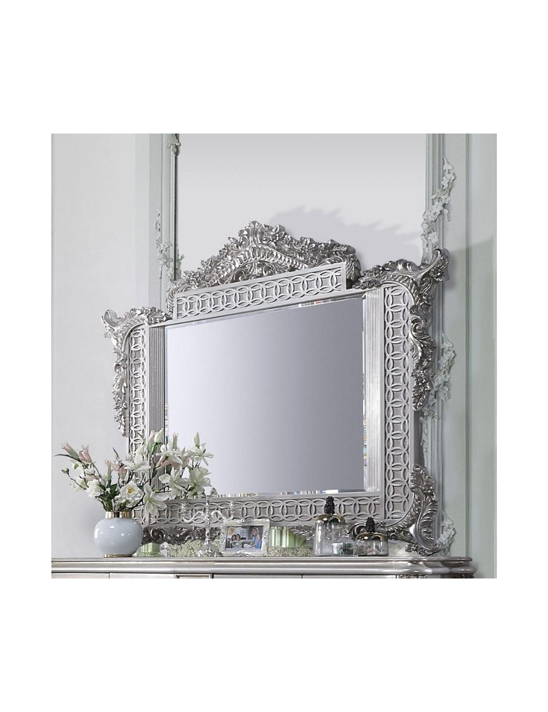 BD00685 Light Gold & Gray Finish Mirror Valkyrie Collection By Acme Furniture