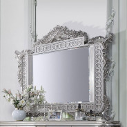 BD00685 Light Gold & Gray Finish Mirror Valkyrie Collection By Acme Furniture