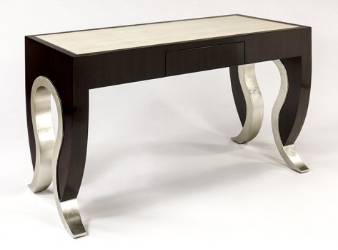 4460-WT Desk with Glass, 1...