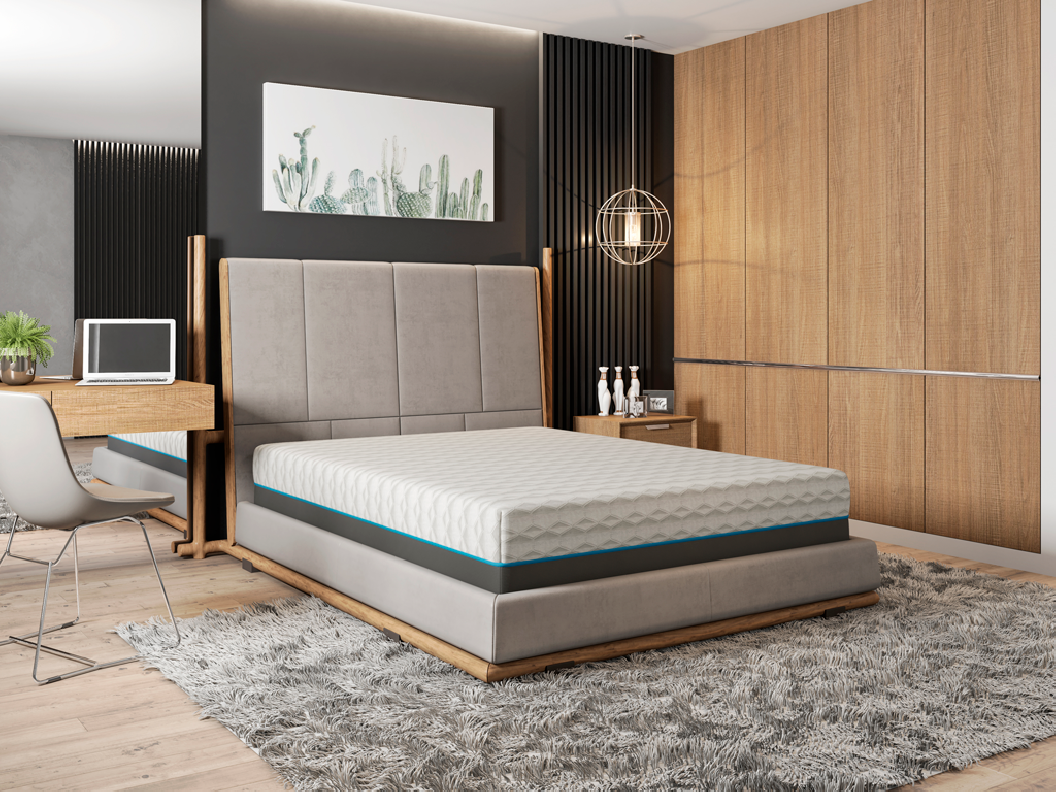 14" Copper Lux Infused Memory Foam Mattress By BedTech