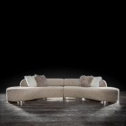 Luca Sectional | Gray stunning design By Roberto Grassie