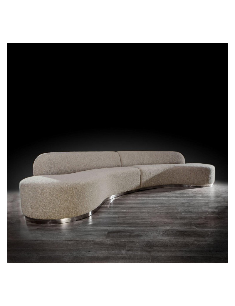 Luca Sectional | Gray stunning design By Roberto Grassie