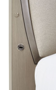 Eclipse Bedroom Set Collection By Michael Amini .Upholstered Bed W/LightsEclipse Collection By Michae l Amini