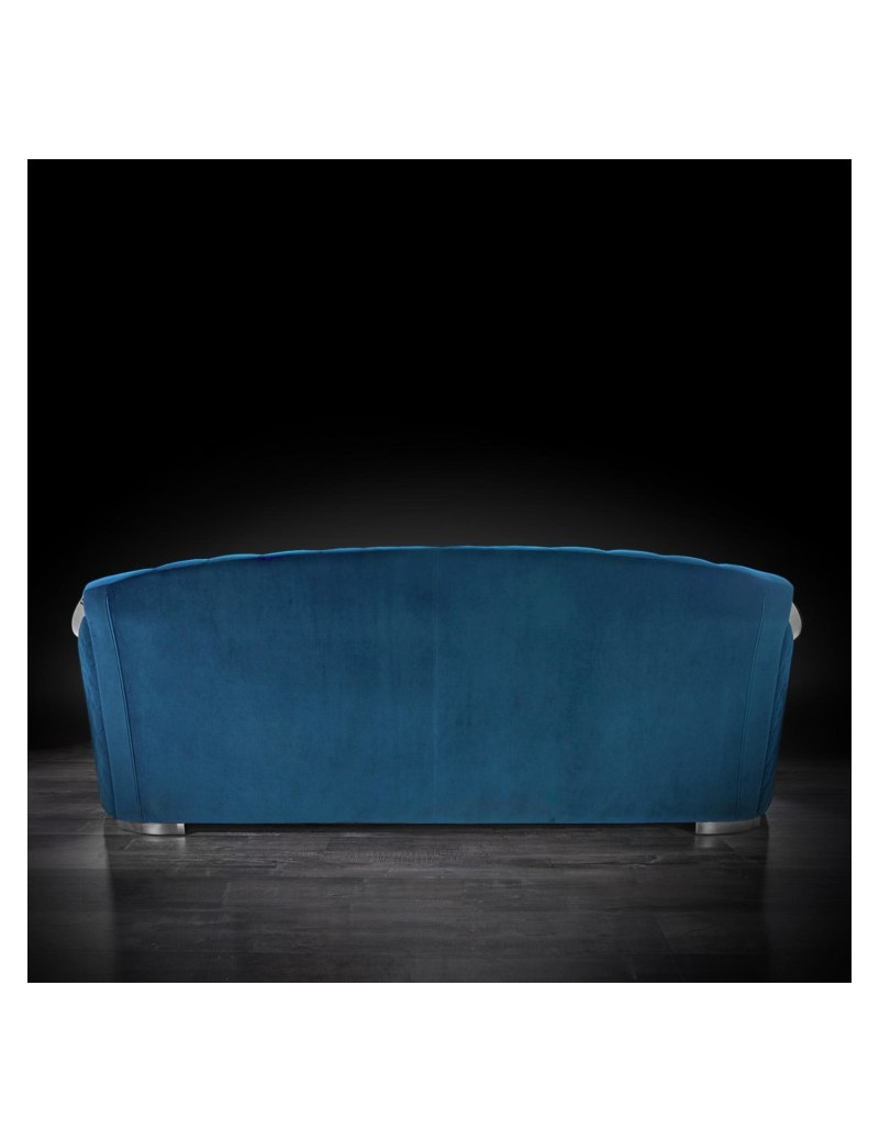 Massimo Silver & Blue 2 Pc Sofa Set  By Roberto Grassie