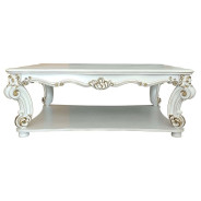 LV01327 Antique Pearl Finish Coffee Table Vendome Collection By Acme Furniture
