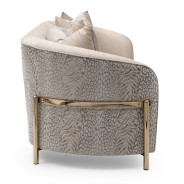 Sofa Opal Gold Lisbon Collection By Michael Amini.