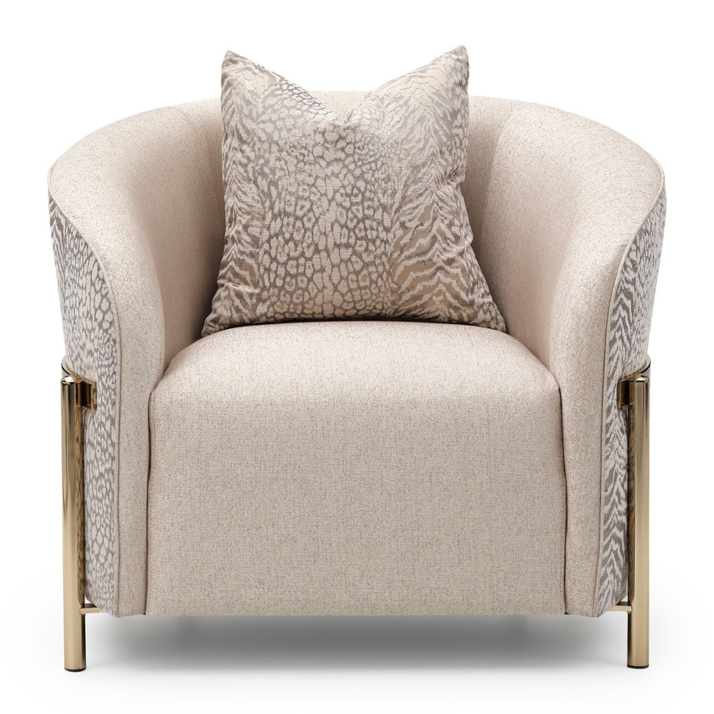LFR-LSBN835-OPL-806 Chair Opal Gold Lisbon Collection By Michael Amini