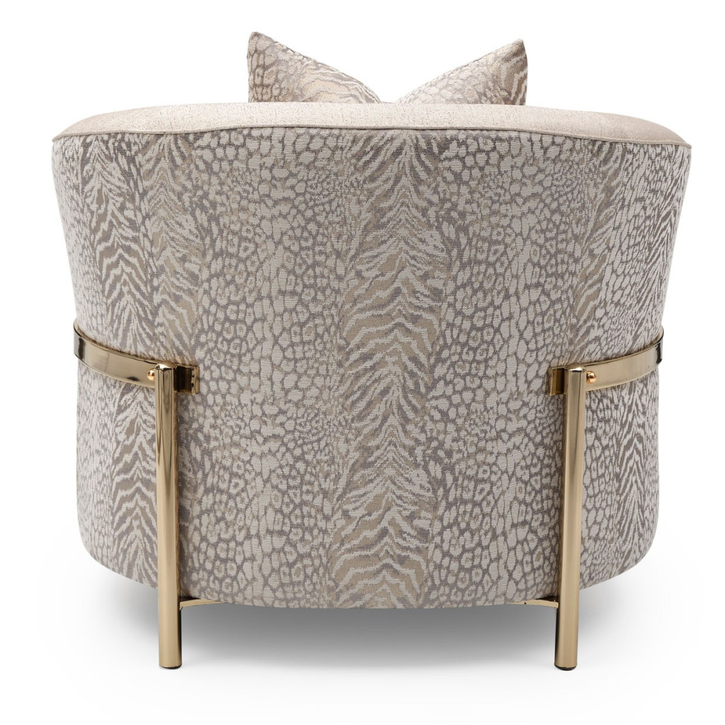 LFR-LSBN835-OPL-806 Chair Opal Gold Lisbon Collection By Michael Amini