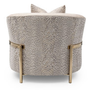 LFR-LSBN835-OPL-806 Chair Opal Gold Lisbon Collection By Michael Amini
