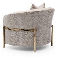 LFR-LSBN835-OPL-806 Chair Opal Gold Lisbon Collection By Michael Amini