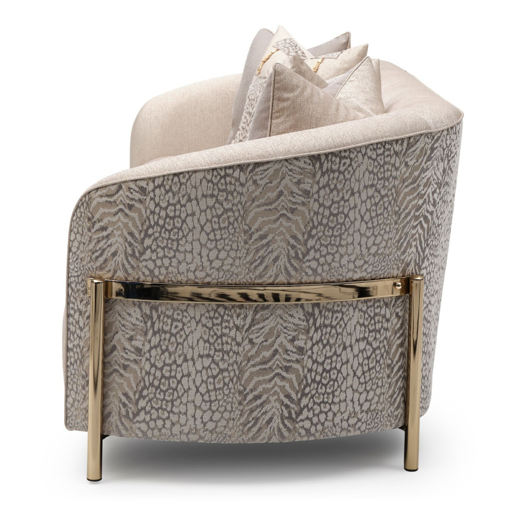 LFR-LSBN835-OPL-806 Chair Opal Gold Lisbon Collection By Michael Amini