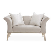 Chair 1/2 Porcini Medium Champagne Yvette Collection By Michael Amini LRU-YVTE838-PCI-136