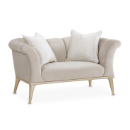Chair 1/2 Porcini Medium Champagne Yvette Collection By Michael Amini LRU-YVTE838-PCI-136