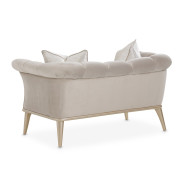 Chair 1/2 Porcini Medium Champagne Yvette Collection By Michael Amini LRU-YVTE838-PCI-136