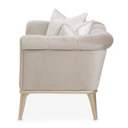Chair 1/2 Porcini Medium Champagne Yvette Collection By Michael Amini LRU-YVTE838-PCI-136