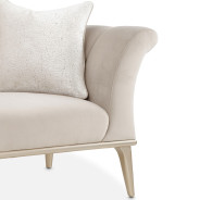 Chair 1/2 Porcini Medium Champagne Yvette Collection By Michael Amini LRU-YVTE838-PCI-136
